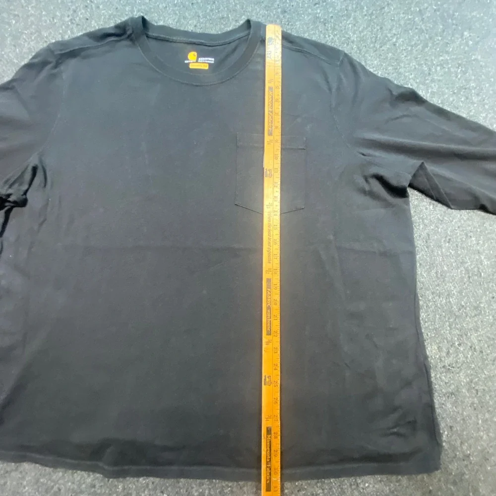 Carhartt‎ Pocket TShirt Sz 3X Womens Black Workwear Streetwear Long Sleeve Tee